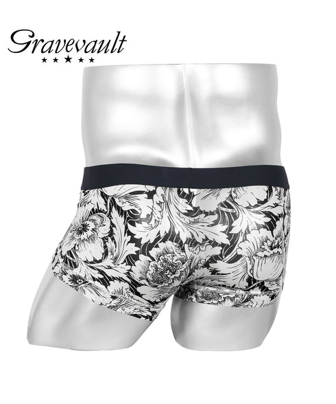 グレイブボールト Gravevault FLOWER メンズ ローライズ ボクサーパンツ 別注カラー 【メール便】 cts